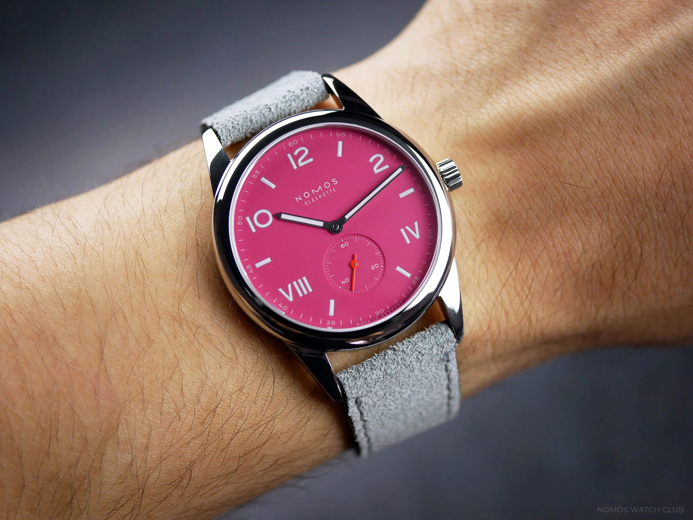 Nomos club on wrist discount
